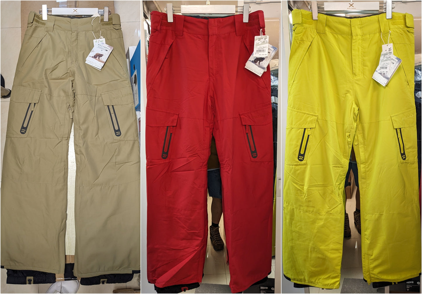 限特價$400 Billabong Pants 10K/10K 防水透氣 小彈力 薄綿內裡 ski snowboard