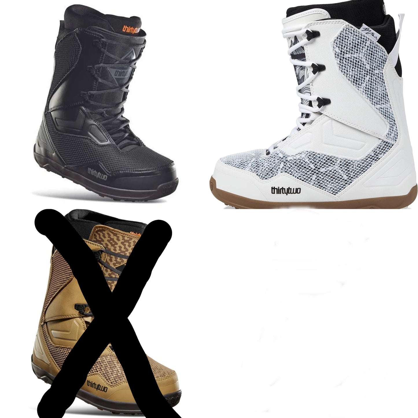 全新 ThirtyTwo TM-2 Lace Snowboard Boots 滑雪鞋