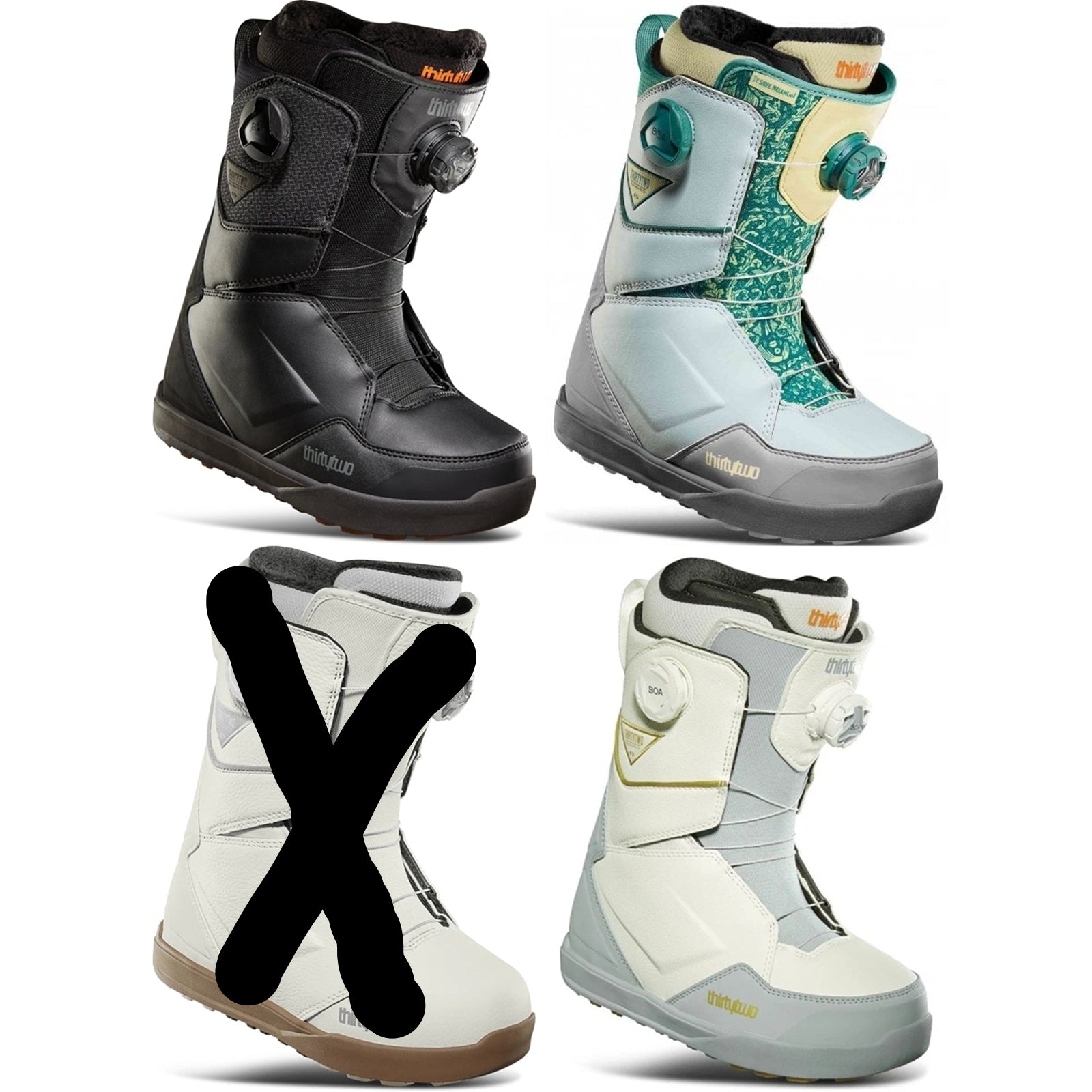 可到店試$1950 Thirtytwo Lashed Double Boa Woman Snowboard Boots