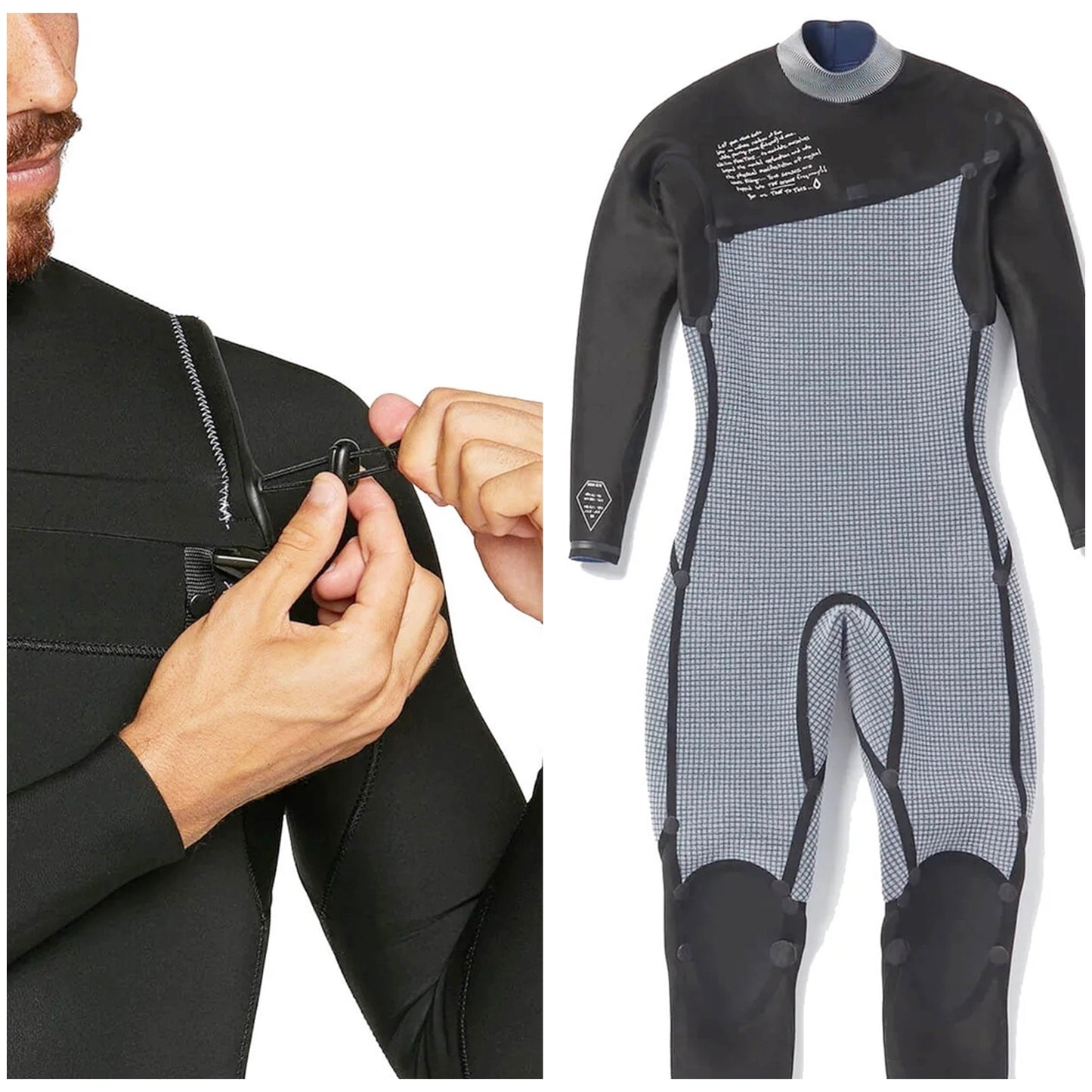 全新2022年款 3/2mm Men Volcom MODULATOR Chest Zip Fullsuit Wetsuit 滑浪 surfing 