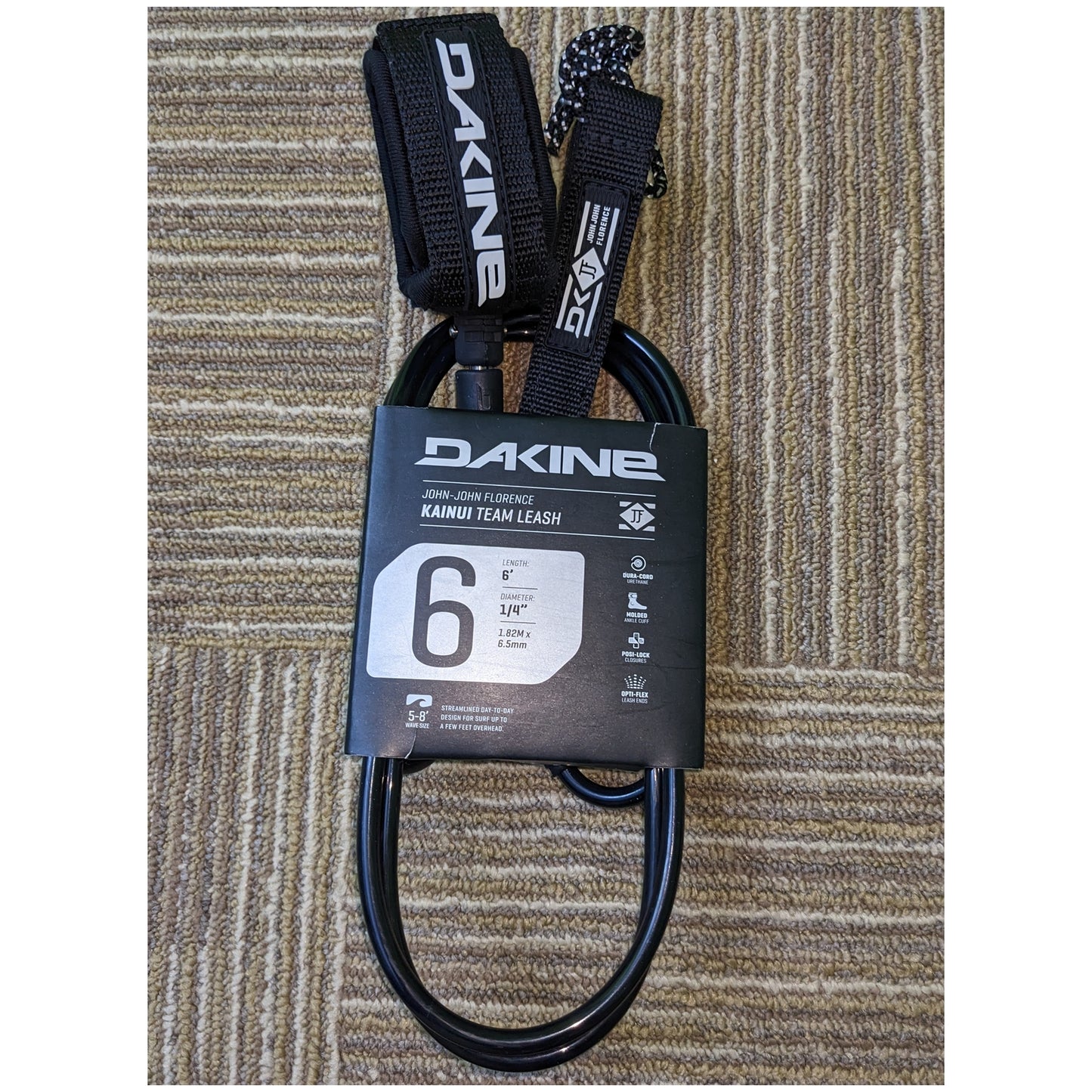 全新Dakine John John Florence Kainui 6'x1/4" Surf Leash 滑浪 surfing 