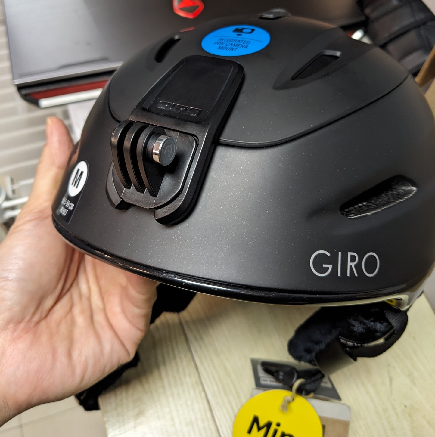 可到店試 Giro Zone MIPS Helmet 包攝像頭支架 頂部隨意裝拆 BOA調大小 磁石扣 氣孔可開關 滑雪頭盔 輕