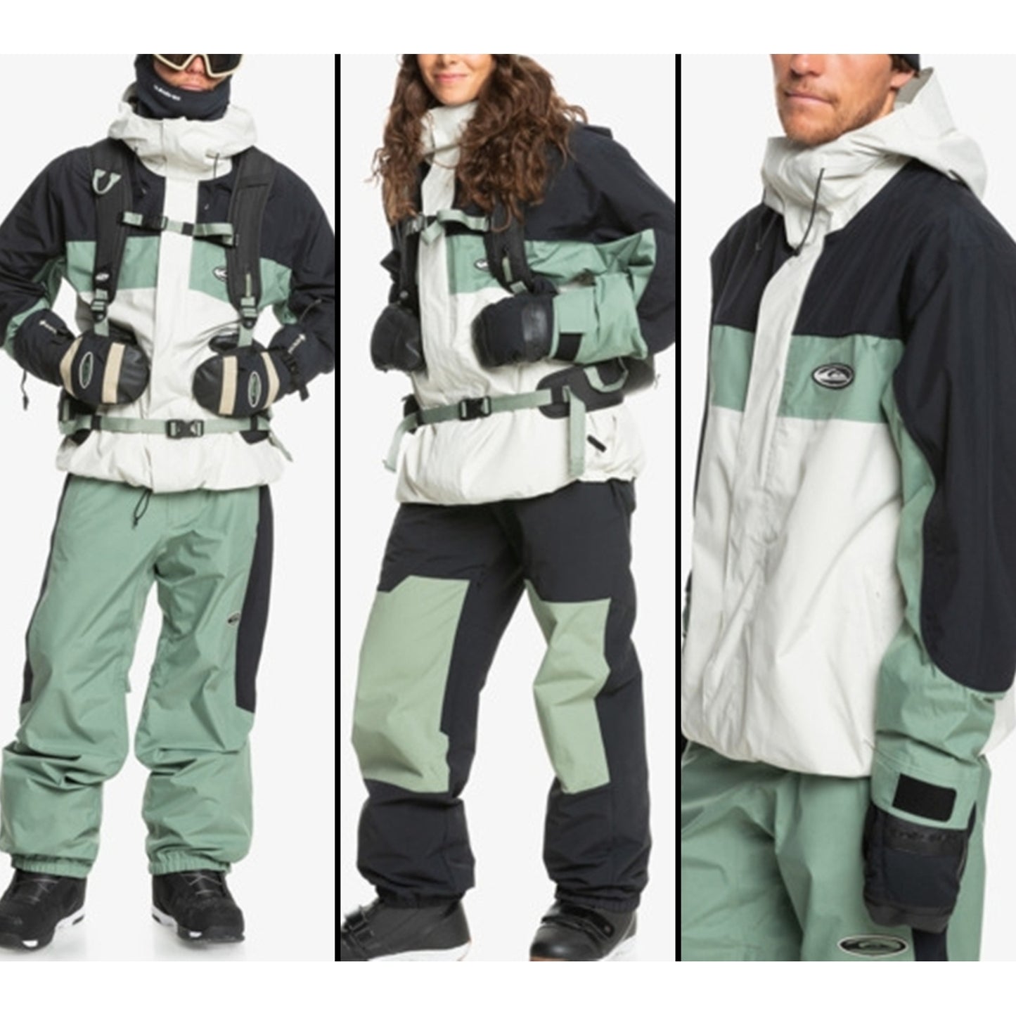 可到店試,鬆短身款 Quiksilver High Altitude Gore-Tex Jacket中性 高防水/透氣 snowboard ski