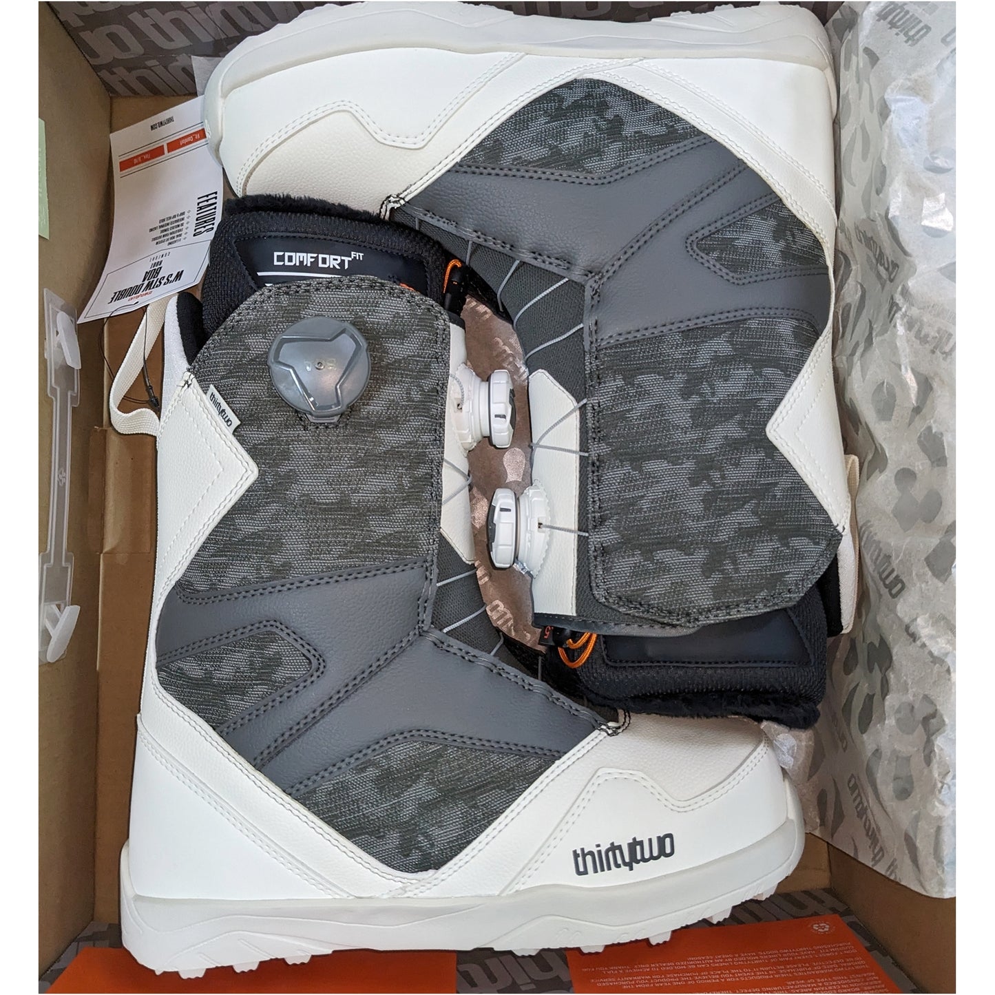 全新 2024 Thirtytwo STW Double Boa $1600 Snowboard Boots US6, US6.5, US7