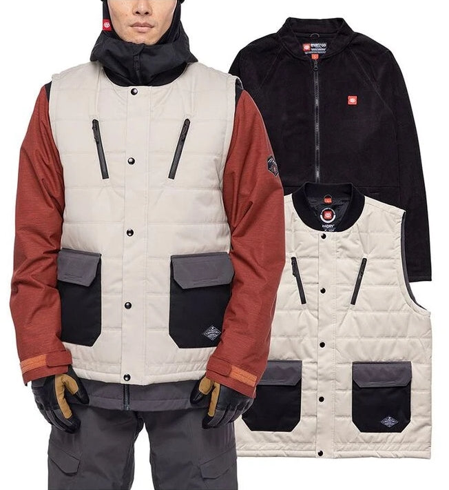 全新 686 Smarty 5-in-1 Jacket 7種穿法 15K 防水/透氣 snowboard ski 滑雪