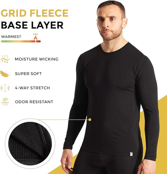 Avalanche Grid Fleece LS Base Layer 排汗 快乾 十分暖