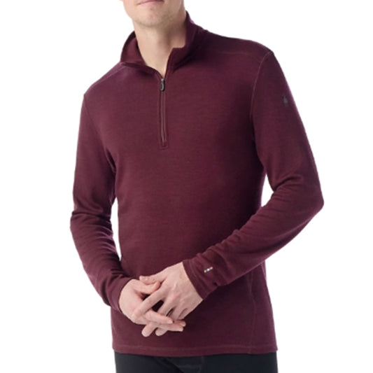 SmartWool Men Midweight Classic Thermal Base Layer 1/4 Zip 100% Merino Wool 十分暖 排汗 快乾 透氣 防臭