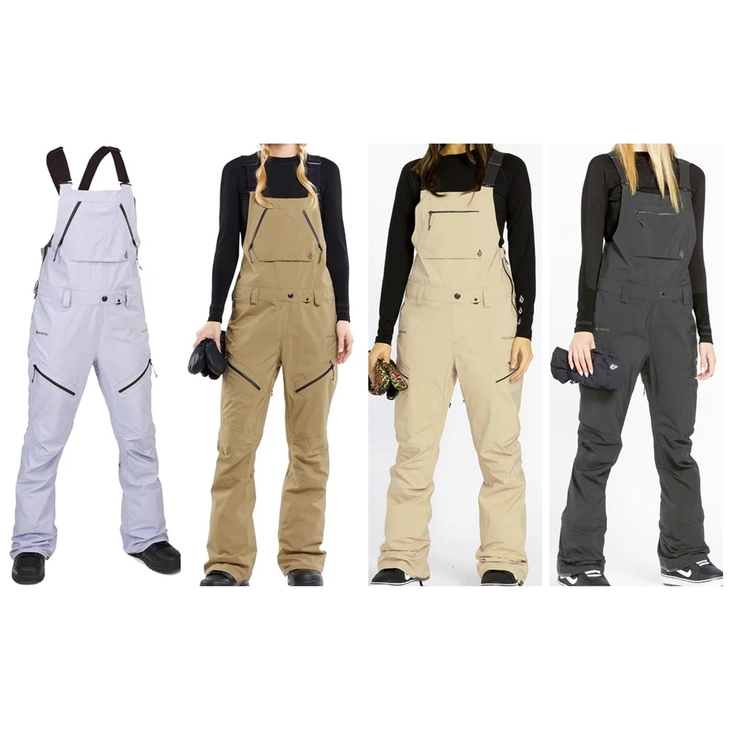 可試 Volcom Elm Gore-tex Woman Bib Zippered drop seat上廁所不需脫帶