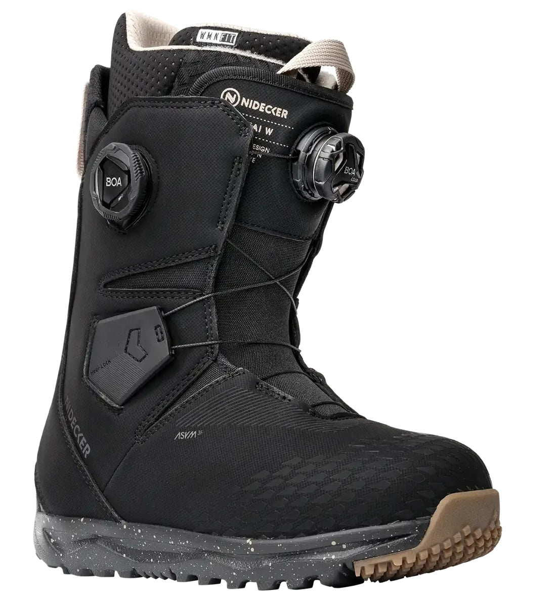 可到店試 EUR41/26cm Nidecker Altai Snowboard Boots double BOA Mid-Stiff 滑雪鞋