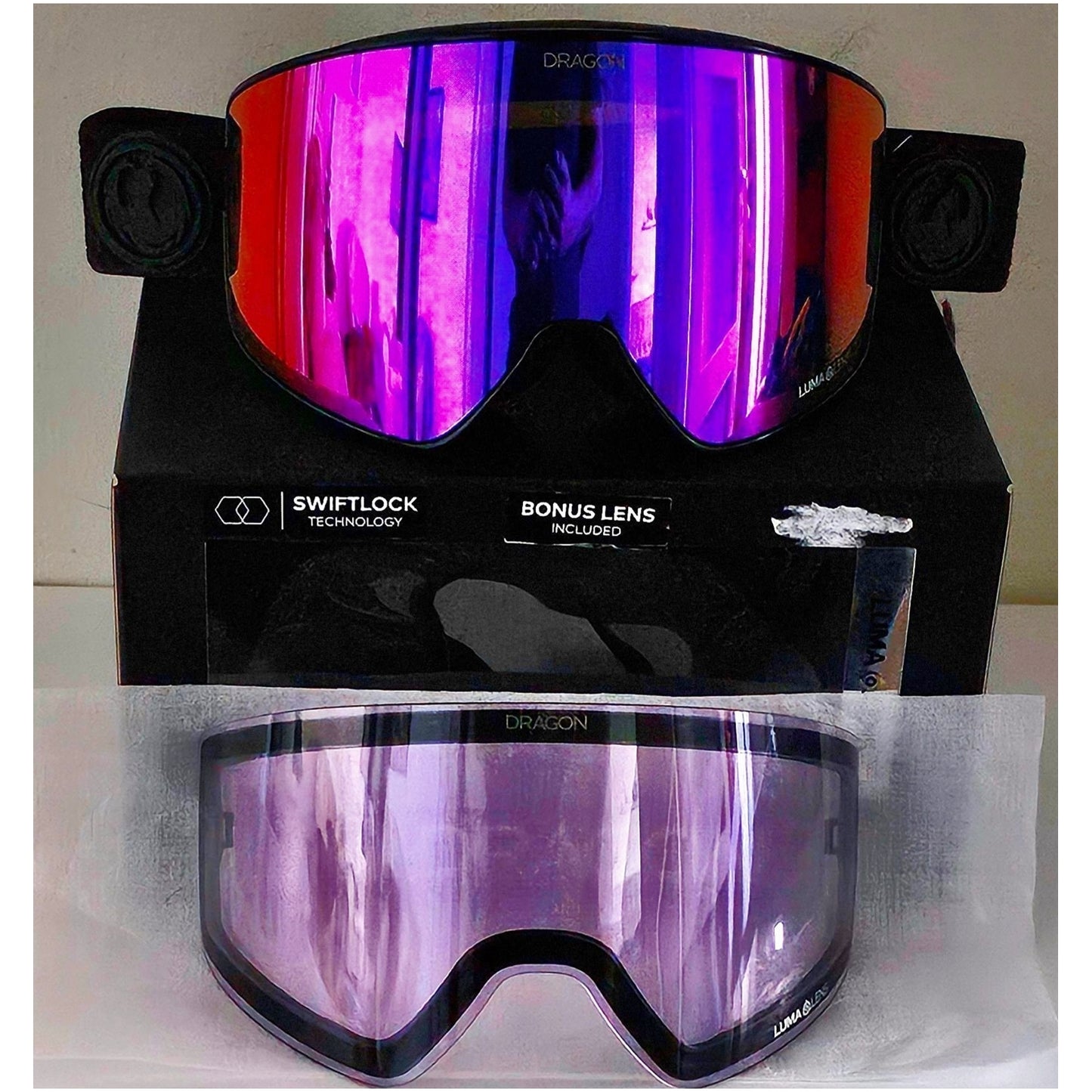 Dragon PXV2 (快速換鏡) Goggles 共2塊鏡片 滑雪 snowboard ski