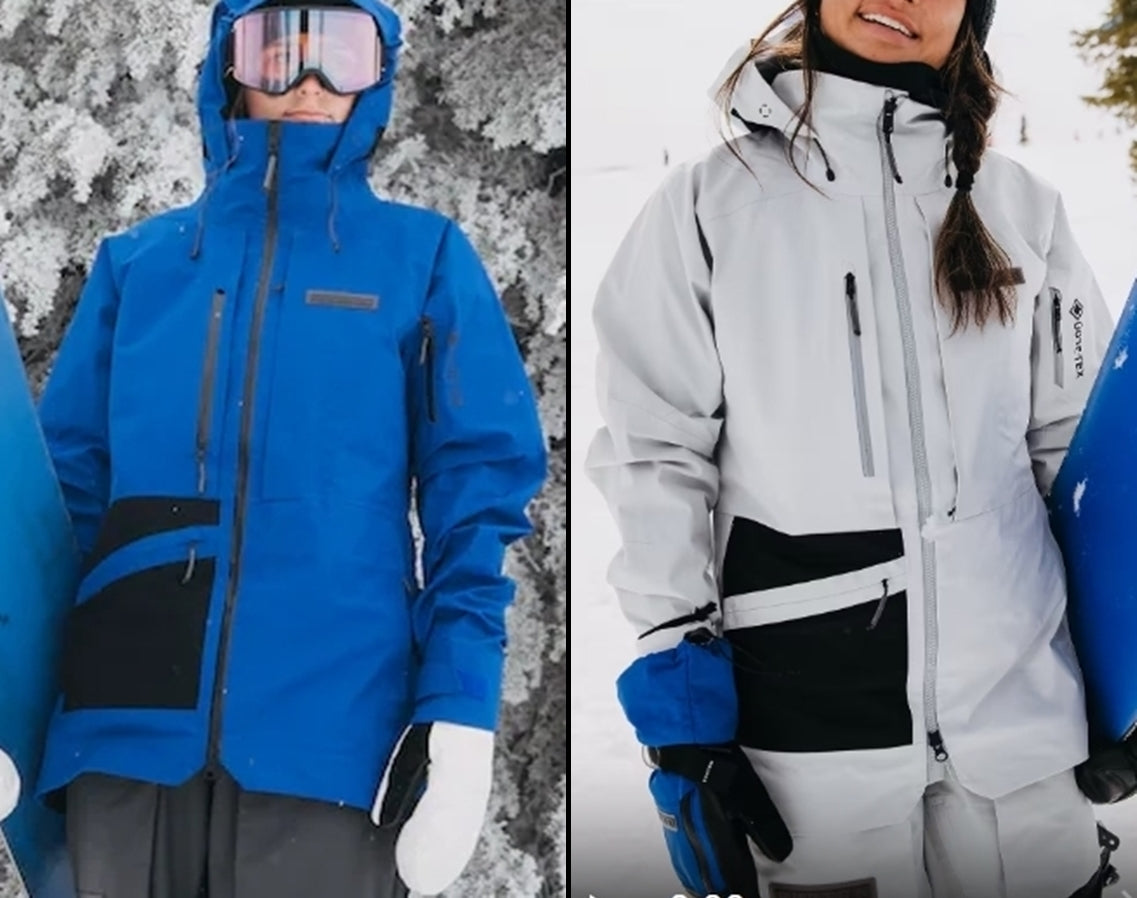 全新 Burton Carbonate GORE-TEX 3L Jacket 高防水/透氣 snowboard ski 滑雪(灰白$2800)