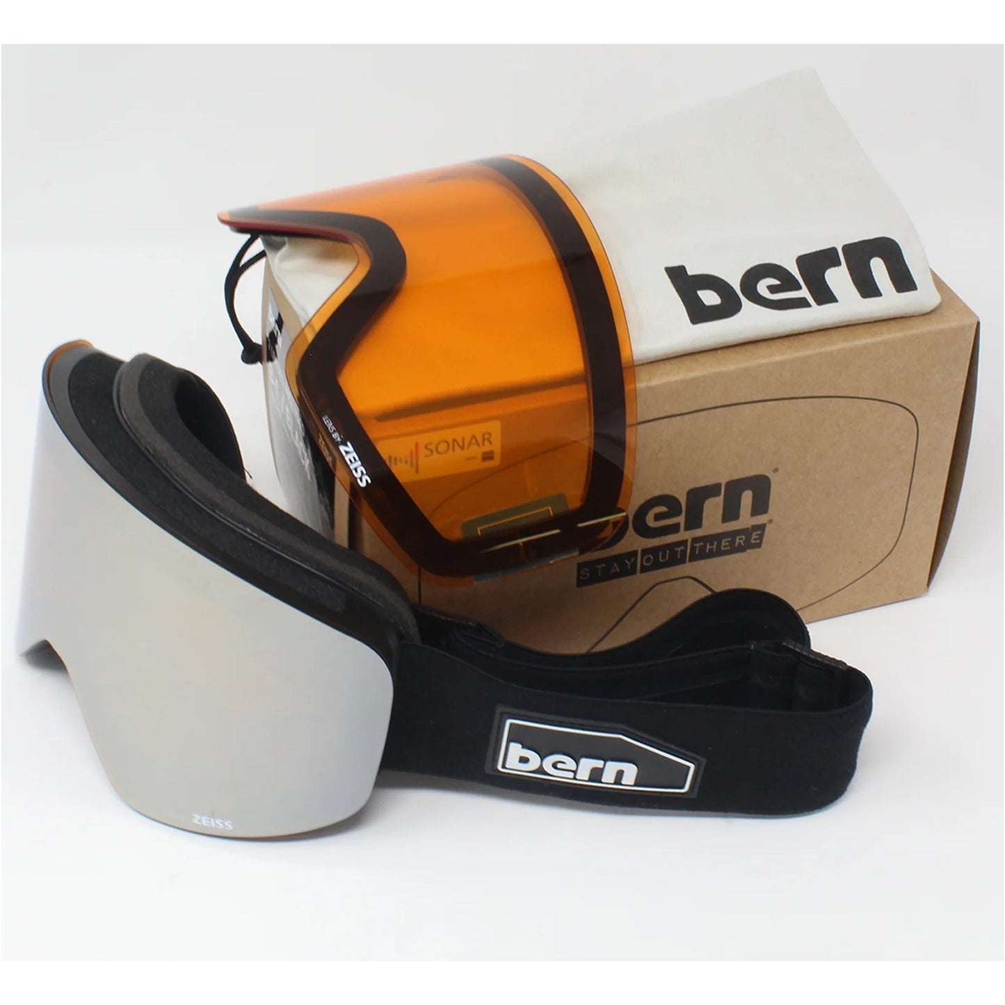 Bern B1 Goggles 蔡司Sonar鏡片 快速磁石換鏡 2塊鏡片 ski snowboard