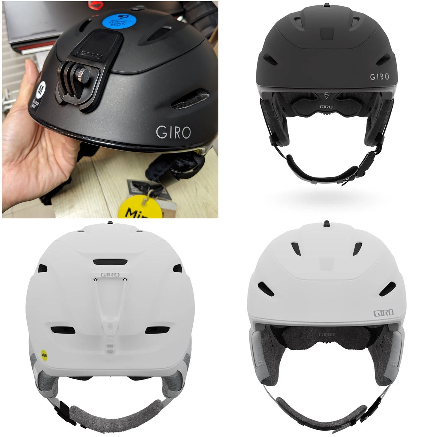 全新 Giro Strata MIPS Helmet 包攝像頭支架 頂部隨意裝拆 BOA調大小 磁石扣 氣孔可開關 滑雪頭盔