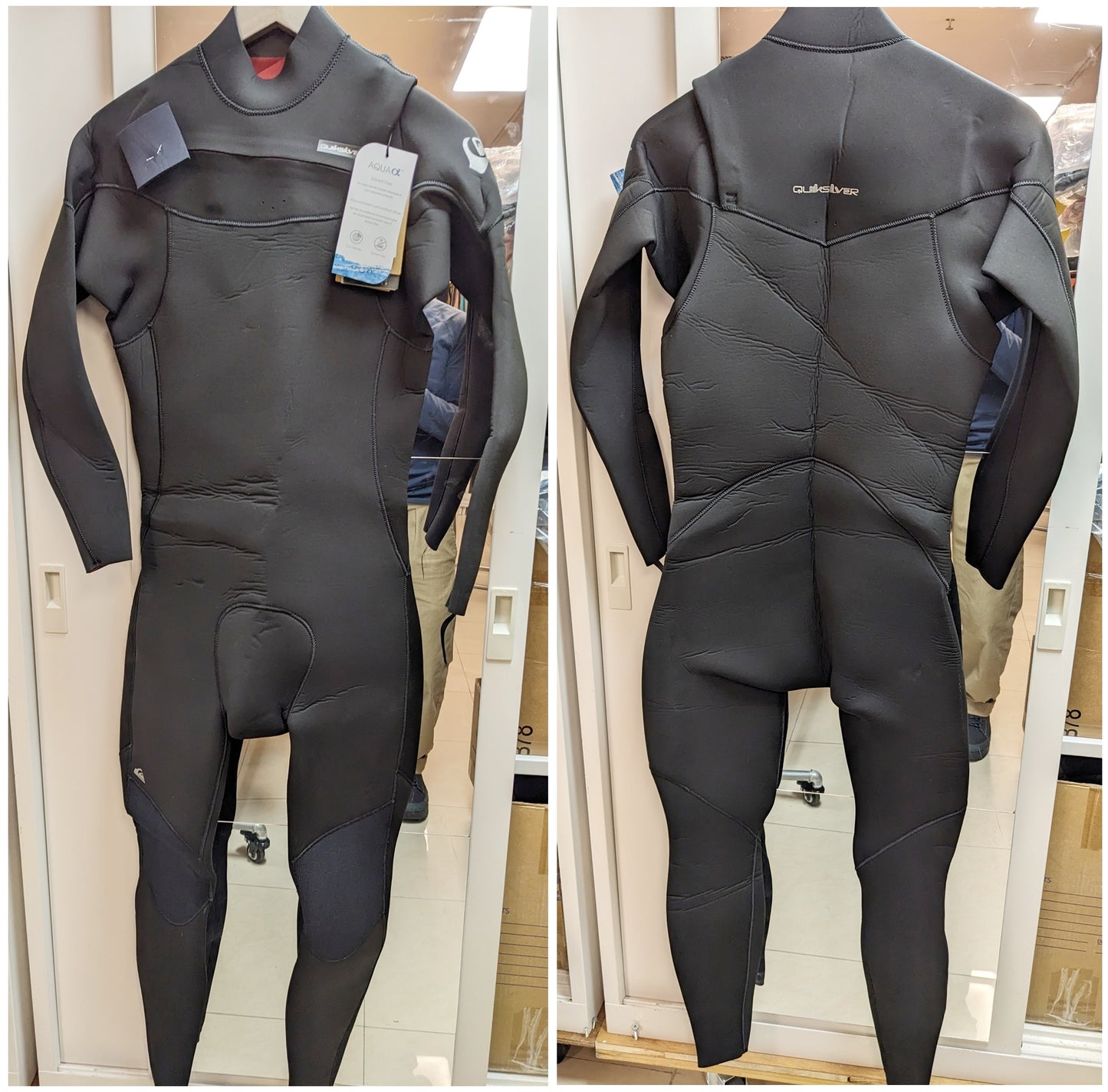 全新現貨Quiksilver 5/4/3mm Everyday Sessions Chest Zip Wetsuit Size:M 只有一件 滑浪 surfing&nbsp;