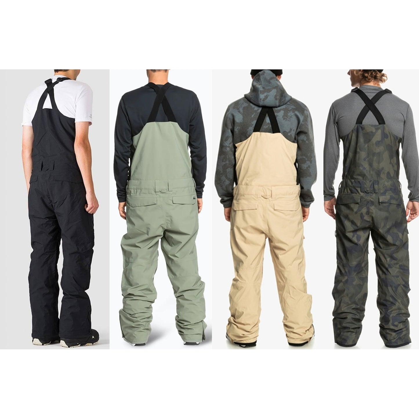 全新 Quiksilver Utility Bib pants 有彈性 防水/透氣 20K 滑雪 工人褲