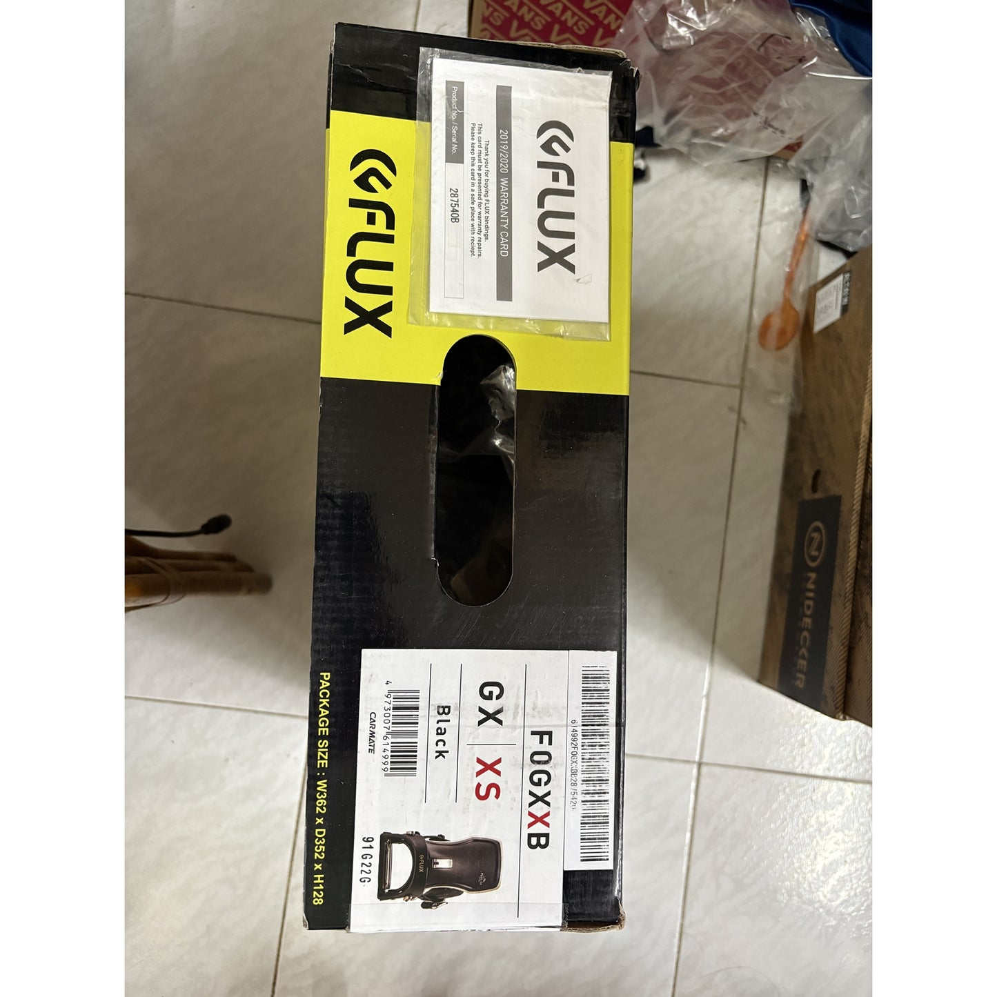 全新只有一對 現貨$1400 2020/21 Flux GX Bindings (等於男版 XF) Size XS