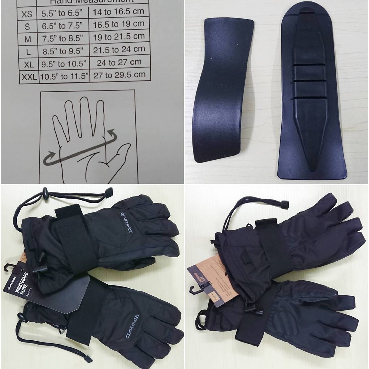 全新 Dakine Wrist Guard Gloves 內置護腕 可拆走 防水透氣 滑雪手套