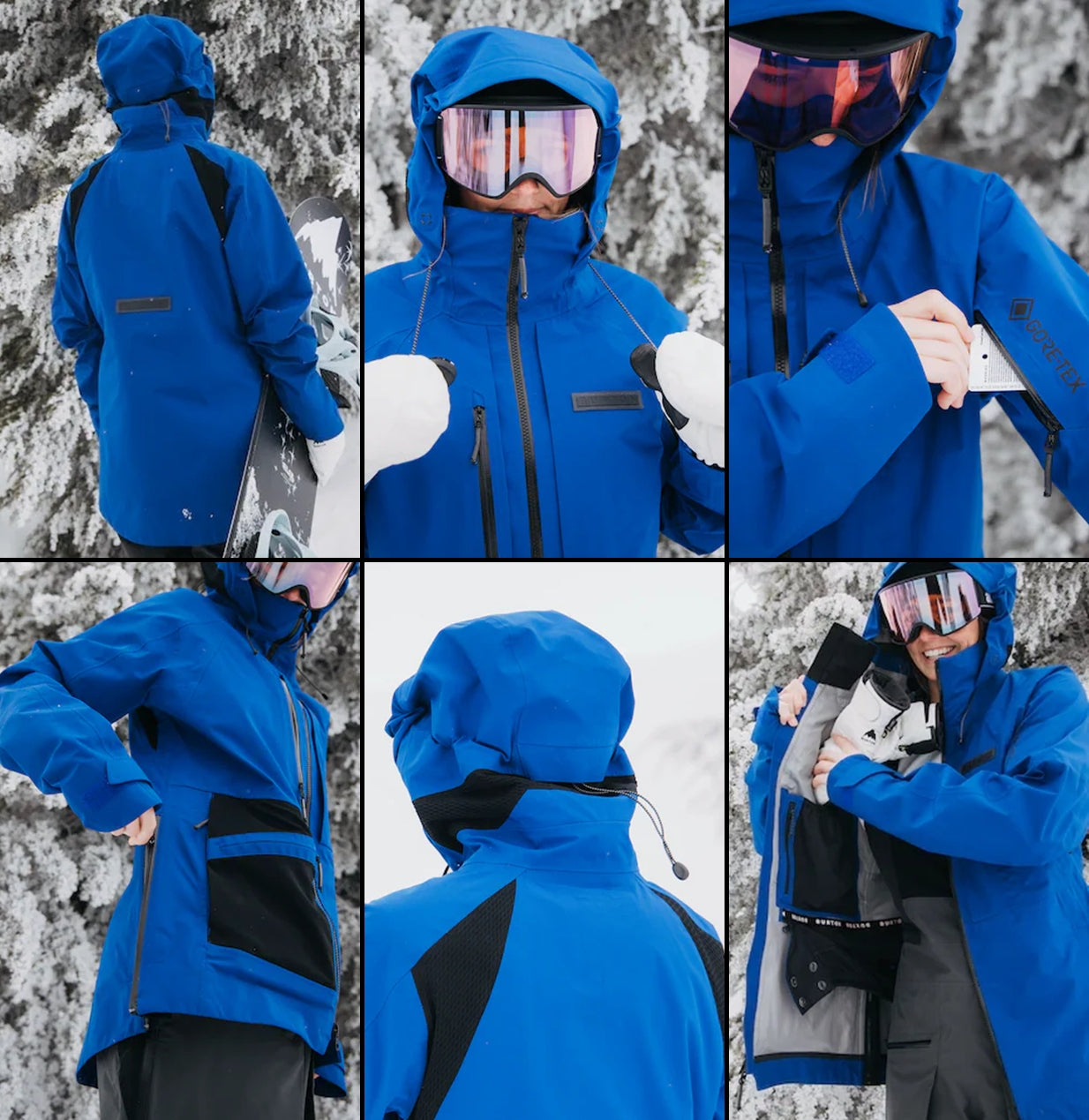 全新 Burton Carbonate GORE-TEX 3L Jacket 高防水/透氣 snowboard ski 滑雪(灰白$2800)