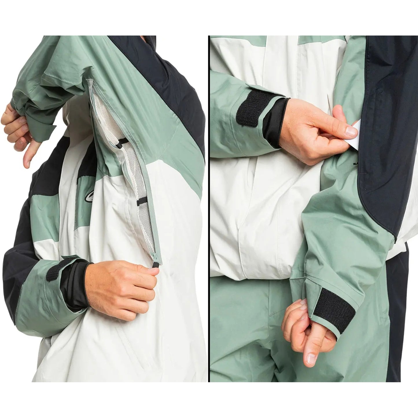 可到店試,鬆短身款 Quiksilver High Altitude Gore-Tex Jacket中性 高防水/透氣 snowboard ski