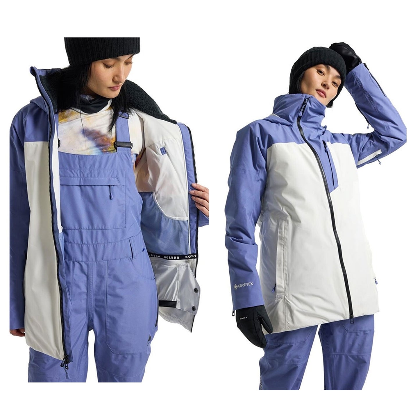 Burton Pillowline GORE-TEX Women Jacket 黑, 藍 高防水/透氣 snowboard ski 滑雪