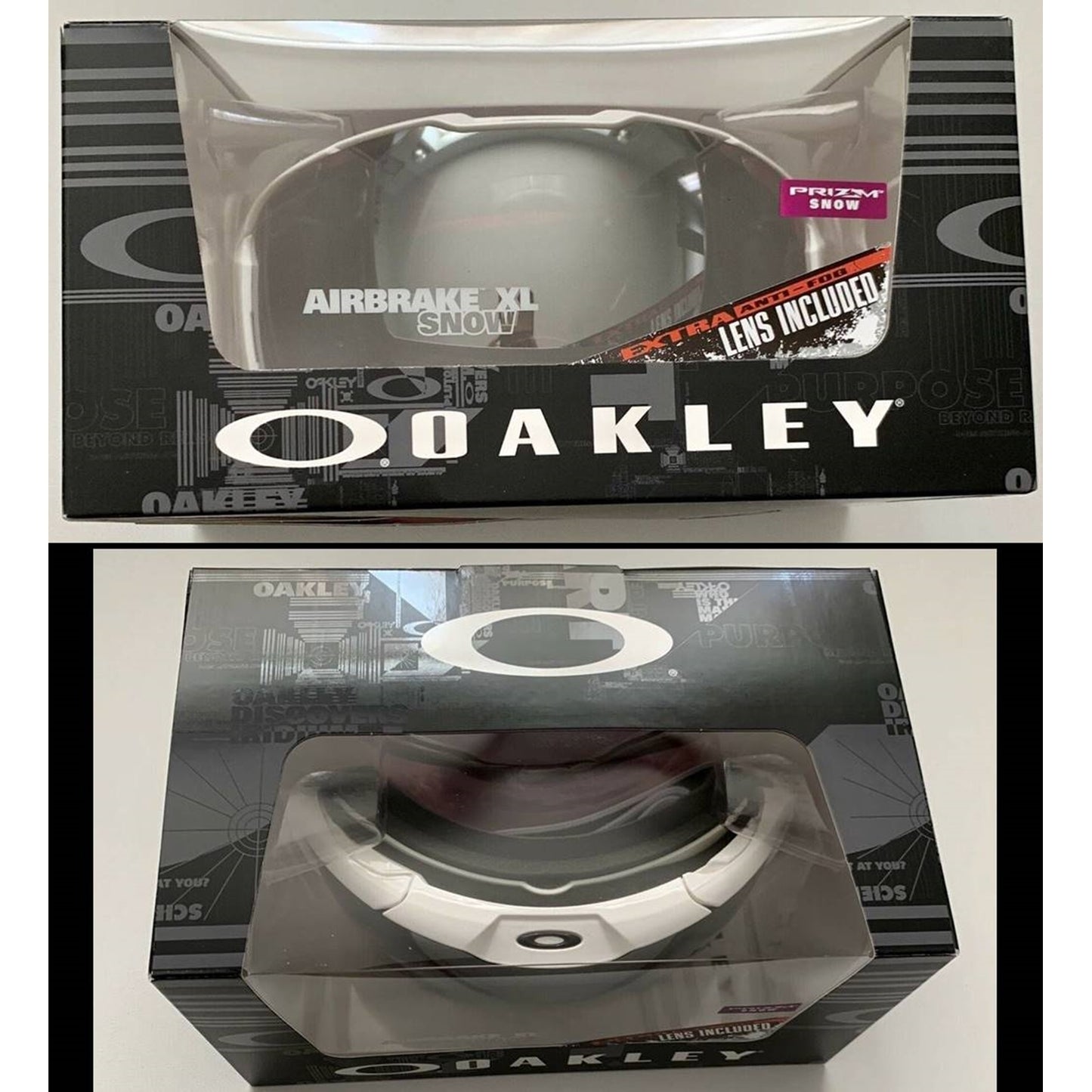 全新 Oakley Airbrake XL 2色 滑雪鏡 Prizm 高反差高清鏡 每色共2塊鏡片