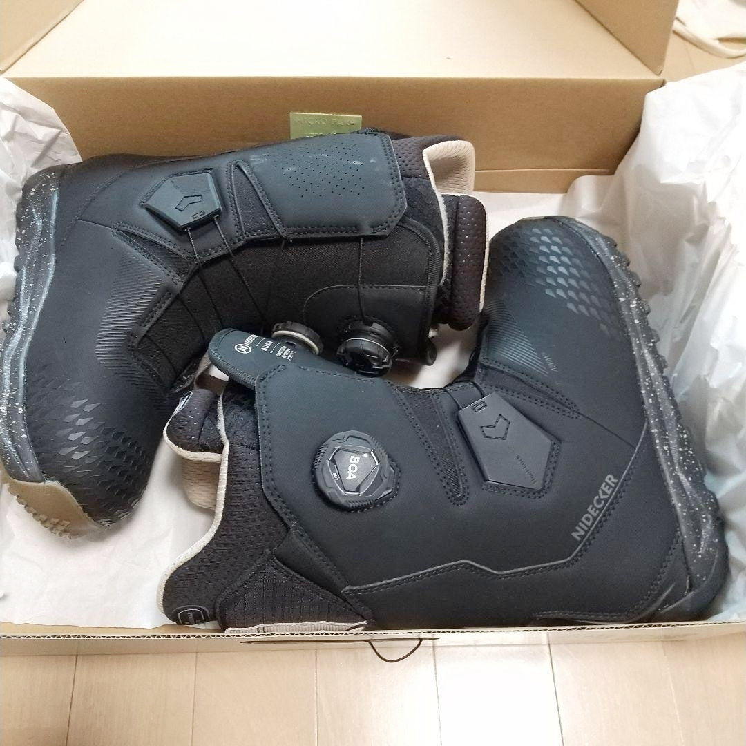 可到店試 EUR41/26cm Nidecker Altai Snowboard Boots double BOA Mid-Stiff 滑雪鞋