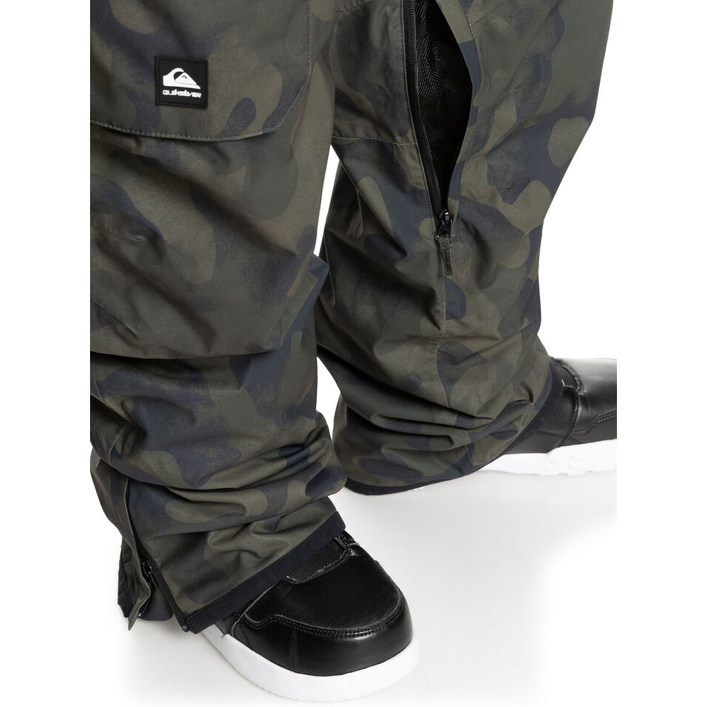 全新 Quiksilver Utility Bib pants 有彈性 防水/透氣 15K/10K 滑雪 工人褲